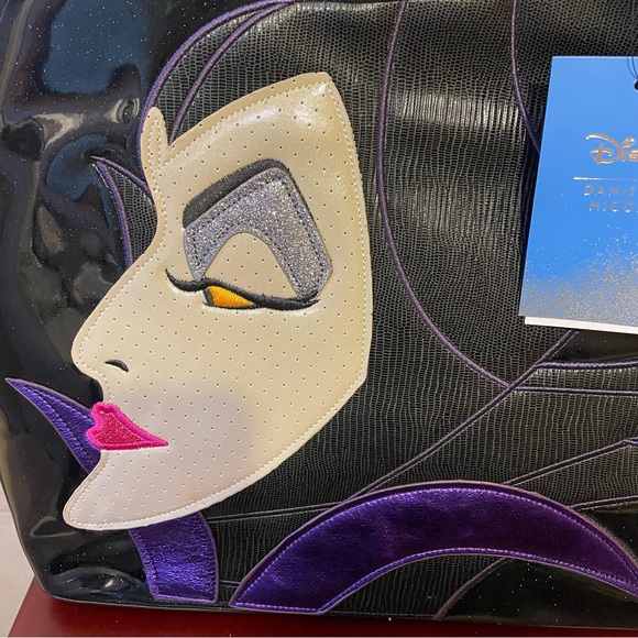 NWT DISNEY x DANIELLE NICOLE MALEFICENT TOTE BAG Purse Carryall Sleeping Beauty - Picture 4 of 16